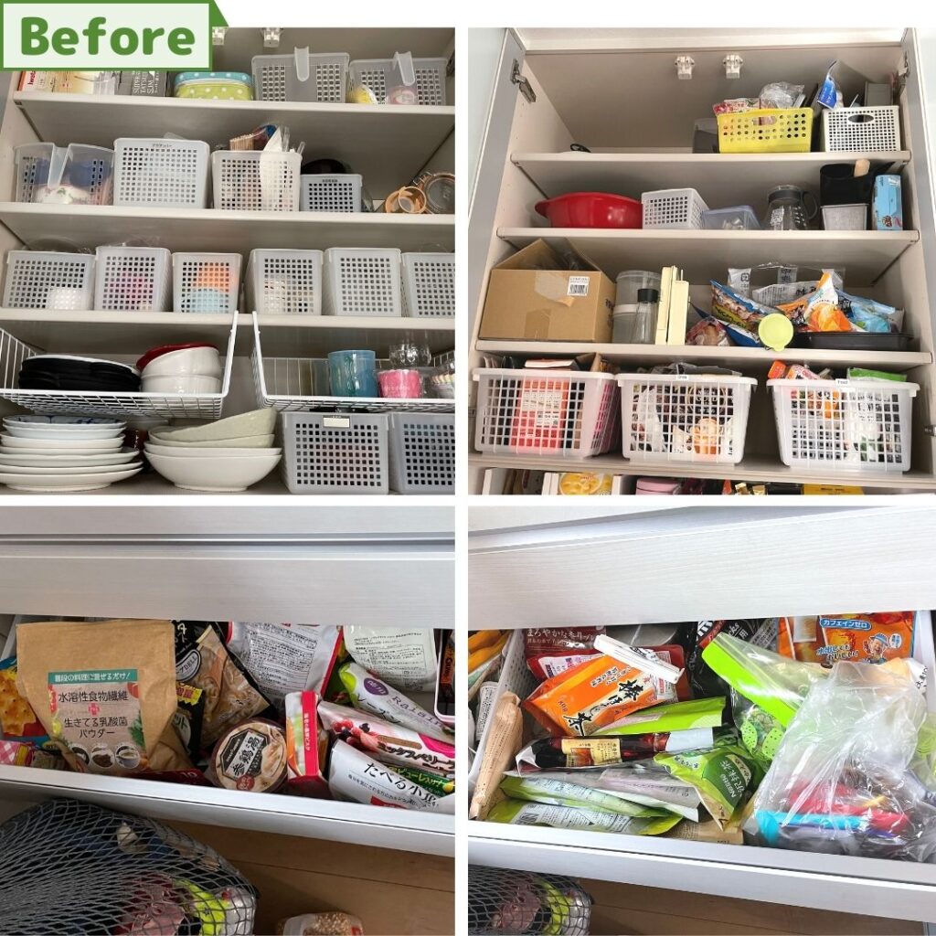 食器棚のビフォー