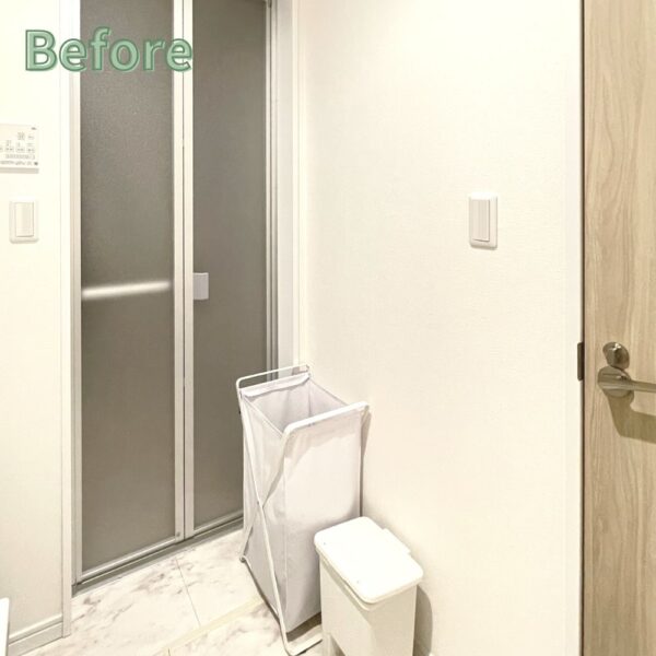 ＜Before＞ウォールラックを設置する前